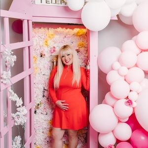 Zara turtle neck dress